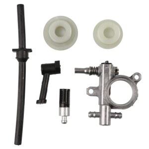 전기 톱 부품 호스 라인 웜 키트 어 25CC 2500 용 오일 펌프 필터 파이프