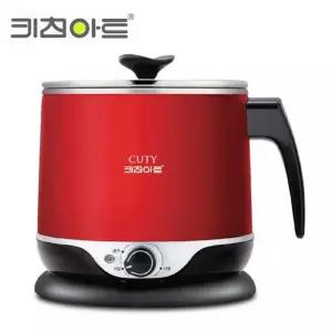 라면포트 키친아트D04 전기포트 라면조리기 전기냄비 찜기 큐티 멀티쿠커