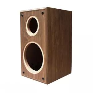 6.5인치스피커통 카페 사운드 우드 빈상자 케이스 우퍼 오디오 원목 박스 북쉘프 상자 앰프