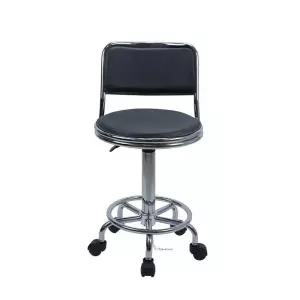 이동식홈바스툴 주방 스탠딩 등받이 바체어 바의자 바퀴 이동식 홈바의자 조절 체어