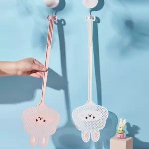 아이방소품 토끼 캐릭터 파리채 모기채 롱 벌레 초파리 옛날 수동