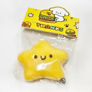 학생 백팩 꾸미기 노란별 인형 키링 열쇠고리 패션 소품 키홀더 장식