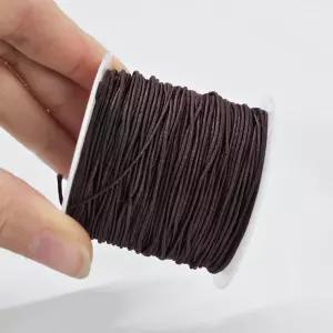 수공예 팔찌 만들기 비즈 DIY 나일론 고무줄 20m 브라운 염주실 매듭공예