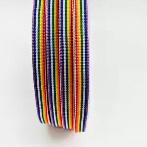 어린이집 답례품 무지개 리본 포장끈 선물 구디백 소품 한롤 50m