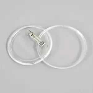 학생용 굿즈제작 DIY 투명 핀 뱃지 만들기 재료 58mm 브로치 부자재