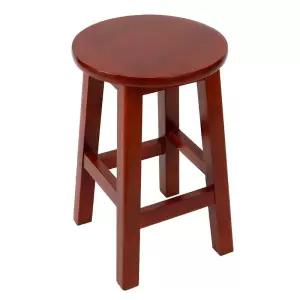 높은 바체어 레트로 원형 우드 하이 스탠딩 빈티지 의자 카페 펍체어 원목