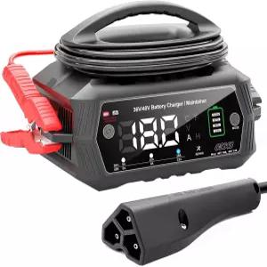 골프 카트 배터리 충전기 48V 13A 및 36V 18A 트리클 이지고 RXV TXT 스마트 리튬 LiFePO4 납산