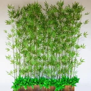 호텔 파티션 조경용 대나무 인테리어 스크린 실내 인조 화분 칸막이 가든 장식