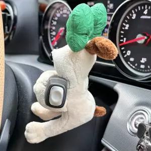 차량용장식소품 자동차 깜빡이 인형 와이퍼 대시보드 봉제 강아지 기어 액세서리