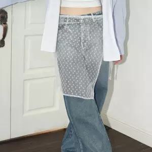 스타일리시한 패션 아이템 여자 망사 레이어드 스커트 QpE7+7tZH