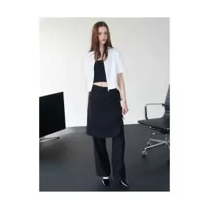 에잇세컨즈 8SECONDS 레이온 혼방 치마바지 블랙 114421DY15 1643747
