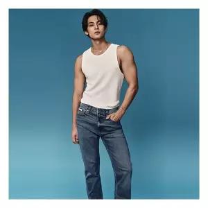 캘빈클라인진 캘빈클라인 진 슬림 스트레이트핏 미드블루 스트레치 데님4RB902G 964891