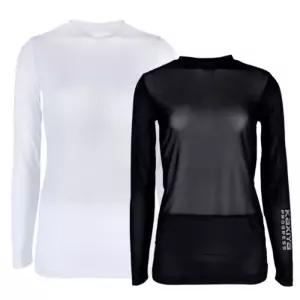 여성 냉감 쿨 매쉬 원단 이너웨어 상의 스포츠 티셔츠 UHK6+6Nom