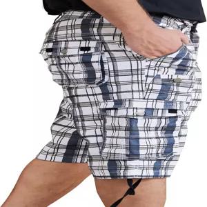 남성용 자웨루 카고 반바지 멀티 포켓 남성 무릎 아래 캐주얼 하이킹 여름