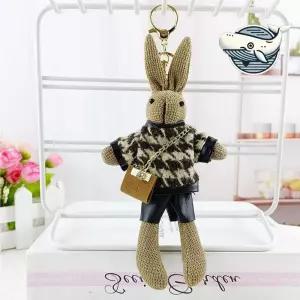 귀여운 토끼 봉제인형 키체인 소품 악세서리 캐릭터 가방 키링