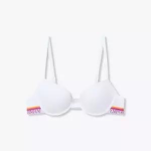 엠포리오 아르마니 언더웨어 여성 스트라이프 로고 밴딩 ABCD컵 푸쉬업 브라 (0825185522) 0825185522-EDT