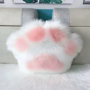고양이 발바닥 모양 쿠션 고양이놀이 애착 인테리어 소품