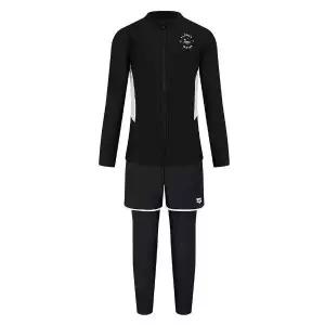 매장정품 ARENA 아레나 아일랜드 주니어 집업 래쉬가드 세트(A4BG1GS82BLK) 1108125