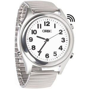 많은 수와 확장 가능한 스트랩이 있는 서빅 토킹 워치, 시각 장애인, 장애인 또는 노인을 위한 셀프 세팅