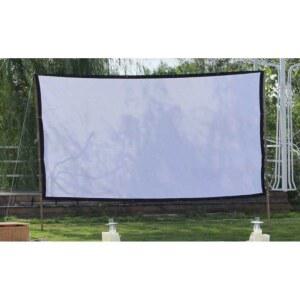 영화 스크린 야외 휴대용 300인치 천 빔 대형 캠핑