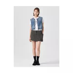 에잇세컨즈 8SECONDS 포켓 치마바지 카키 1643407