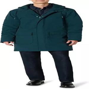 아마존 에센셜(데미 픽) 남성 모던 오버사이즈 핏 헤비웨이트 파카 재킷