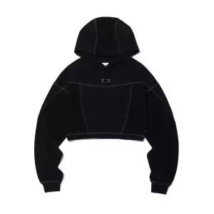 크리틱 CROP INCISION 후드 후디 블랙 추천