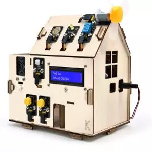 KEYESTUDIO IOT ESP32 스마트 홈 스타터 키트 (Arduino 및 Python용) 전자 자동화 코딩 나무 집 DIY 센서