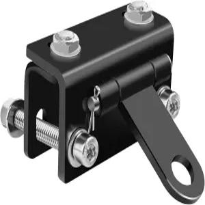 유니버설 스노우모바일 범퍼 히치 키트 - 폴라리스 스키두 야마하 북극 고양이 혀 타입 등과 호환되는 조절