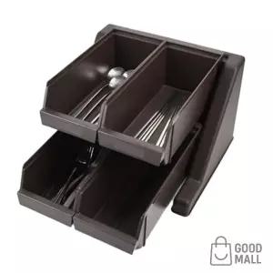 커피 분류통 4구세트 포크나이프통 수저 스탠드