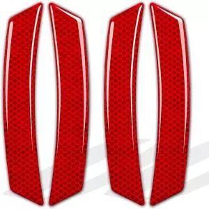 뮤크즈루 자동차 반사 트림 사이드 마커 스티커 SUV 픽업트럭 휠 웰 아치 또는 범퍼 펜더용 외장 액세서리