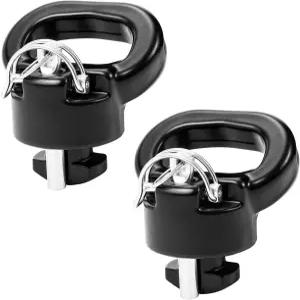 60617 퍽 시스템 구스넥 안전 체인 앵커 2013-2025 닷지 RAM 2500 3500 헤비 듀티 주조 강철 견인 히치