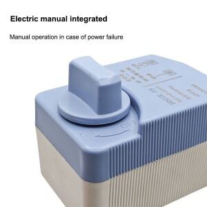 호환 황동 전기 2 방향 볼 밸브 방수 등급 IP65 수동 스위치 기능 전동 AC/DC 12V/24V/220V