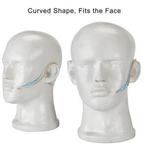 3핀 4핀 미니 싱글 이어후크 헤드셋 마이크 3.5mm 전방향 일렉트릿 헤드워른 인터뷰 웨딩용 HS-13S2