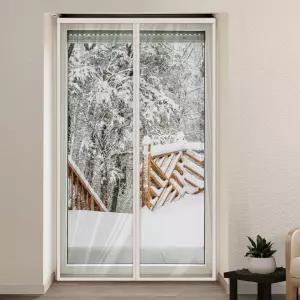 보온용 자석방풍커튼 대 블랙 현관 보온 냉기차단 바람막이