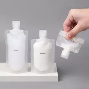 휴대용 세면도구 소분 파우치 일회용 공병 30ml 화장품 용기 리필 파우치