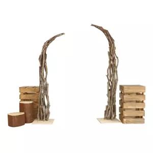 나무 웨딩아치 촬영소품 야외 플라워 가든 스탠드 프레임 장식 웨딩촬영 결혼식 파티 포토존