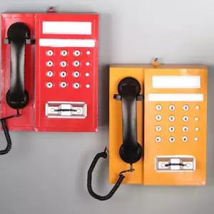 레트로 전화기 공중전화 벽걸이형 소품 벽걸이 빈티지 클래식