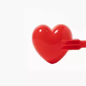 눈집게 하트(소) 눈사람 겨울놀이 눈뭉치 모양만들기/눈오리/집게/스노우볼/겨울/장난감/눈메이커/오리