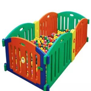베이비 룸 6P 키즈 놀이 하우스/플레이 집 텐트 울타리 볼풀 어린이 유아 아기 유치원 어린이집 공간 아동