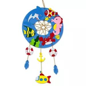 (바다) 부직포 모빌 만들기/신생아/방꾸미기/아기/썬캐처/겨울/움직이는/장난감/인테리어/장식/디자인/이색