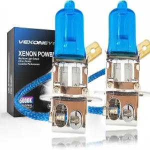 벡소네 H3 할로겐 헤드라이트 포그 전구 12V 55W 화이트 5000K 12336 64151 초밝음