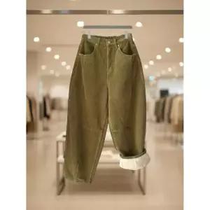 코듀로이 기모 털 배기 팬츠 FPDBPT01PB11111712