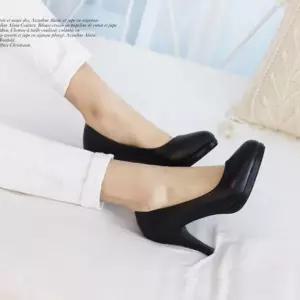 여사친 여성 세련 가을 구두 신발 플랫폼 힐 스웨이드 기본 하이힐