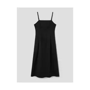 매장정품 에잇세컨즈 8SECONDS 슬림핏 레이어드 원피스 블랙 324X71LY55 609982