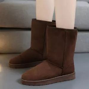 털 첼시 여성 앵글 스웨이드 슈즈 숏 부츠 미들 롱 레인 따뜻한 [fD9F818]