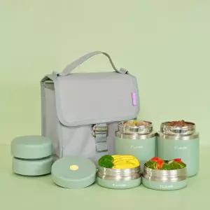 회사원 가정용 학생용 보온도시락 4P 480225