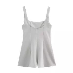 헐크 여사친 봄 스트리트 점프슈트 나시 반바지 스퀘어넥 KKE1