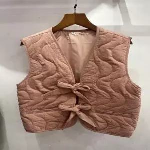 EAMT 봄 여친 다운 스트리트 조끼 YJ1