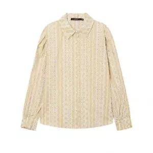 질스튜어트뉴욕 우먼 베이지 레이스 자수 폴리혼방 블라우스 JSBL4B400I2 추천